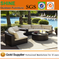 Backyard Garden Cane Wicker furniture Modern Rattan Sofa Set